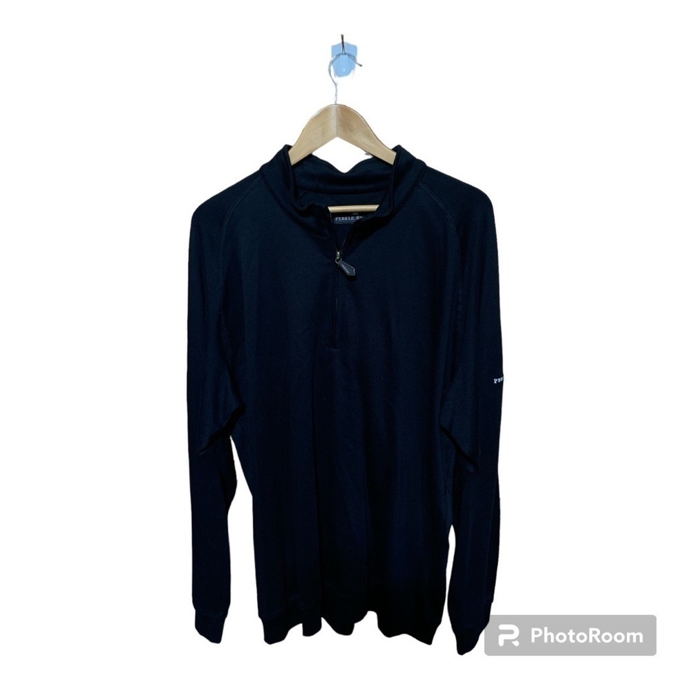 Pebble Beach Mens 1/4 Zip Shirt NWT